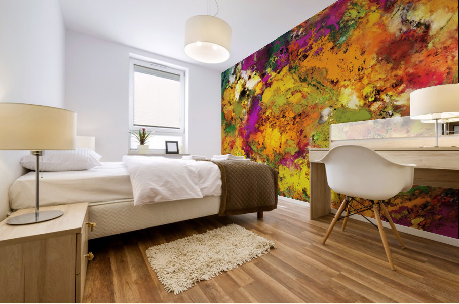 Looking for the impossible Mural print