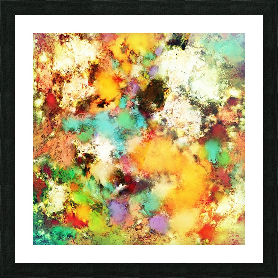 A distorted impact Picture Frame print
