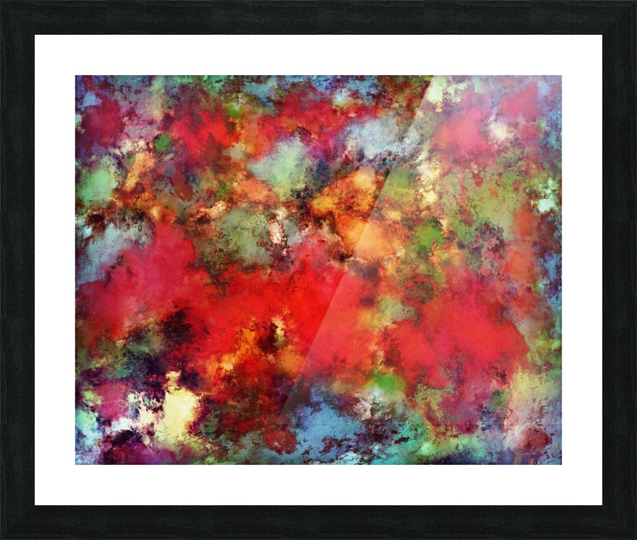 A red road Picture Frame print