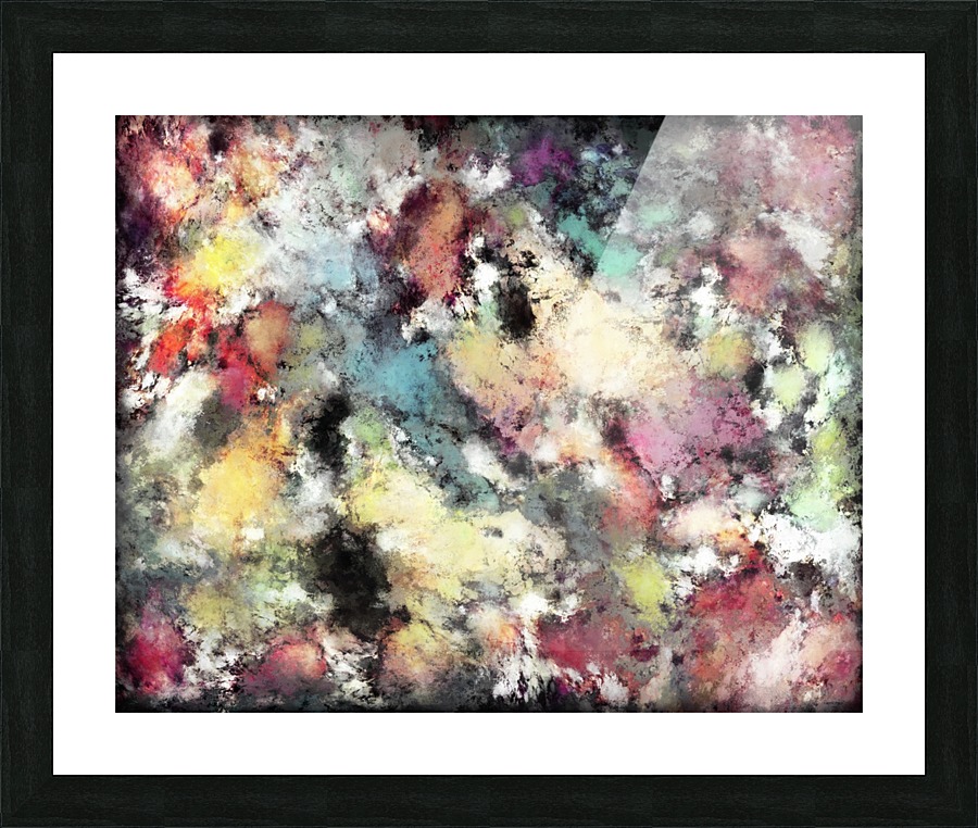 An uncertain barrier Picture Frame print