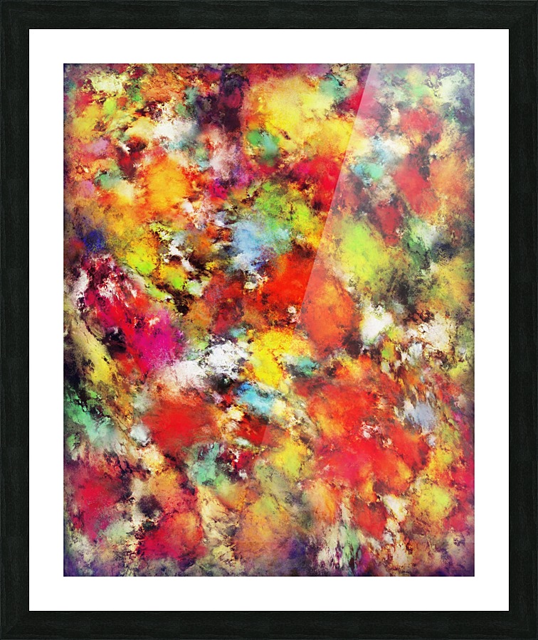 Big colour storm Picture Frame print