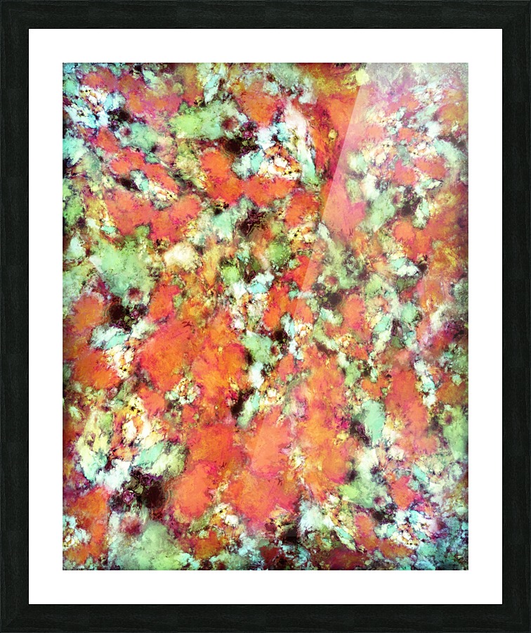 Cascading time Picture Frame print