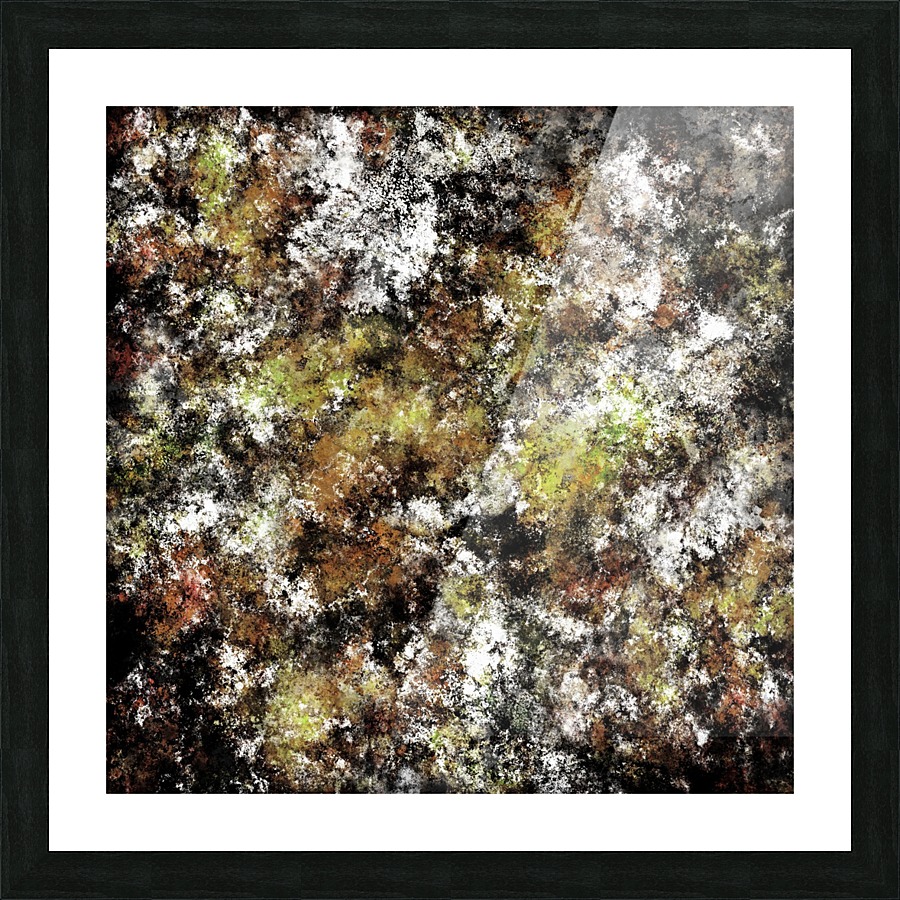 Chipping at the surface Picture Frame print
