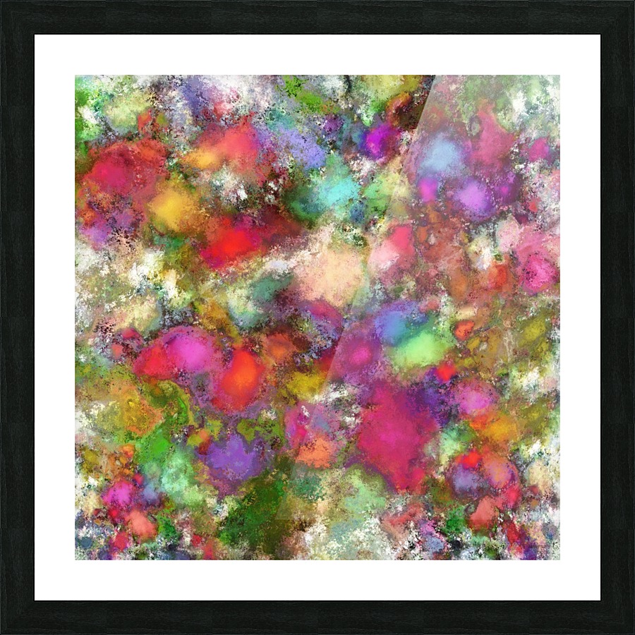 Falling petals Picture Frame print