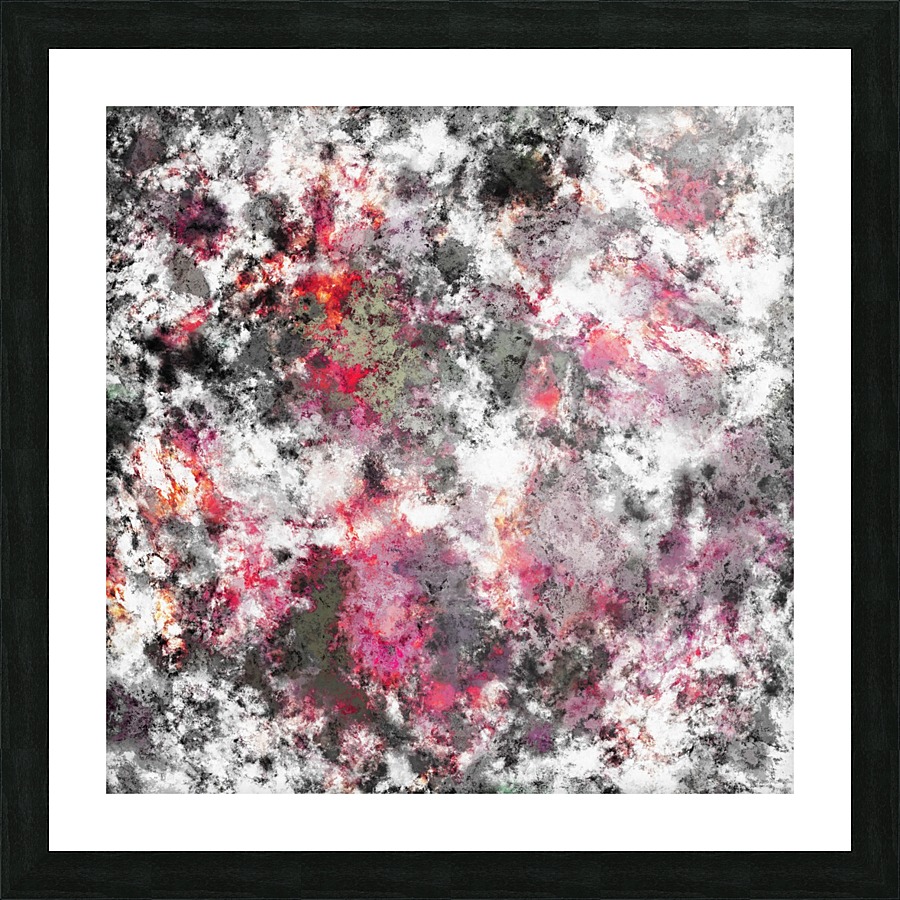 Frosty pink Picture Frame print