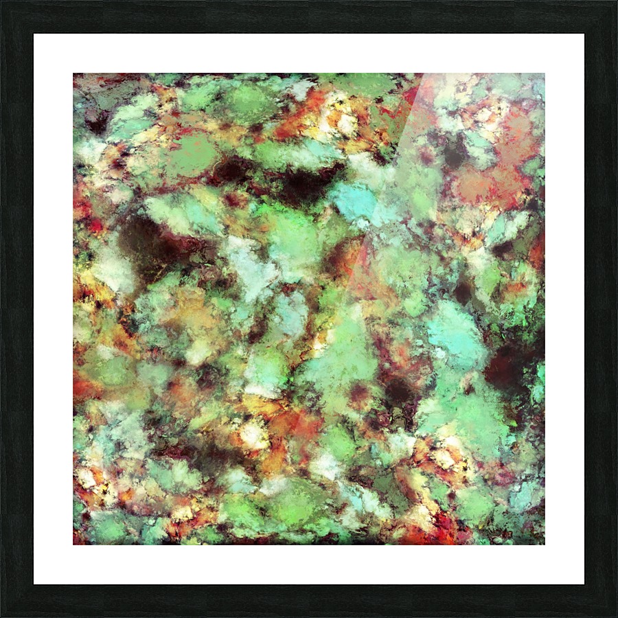 Garden footsteps Picture Frame print