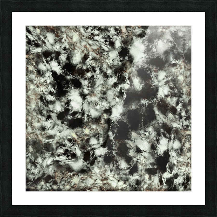 Grey footprints Picture Frame print