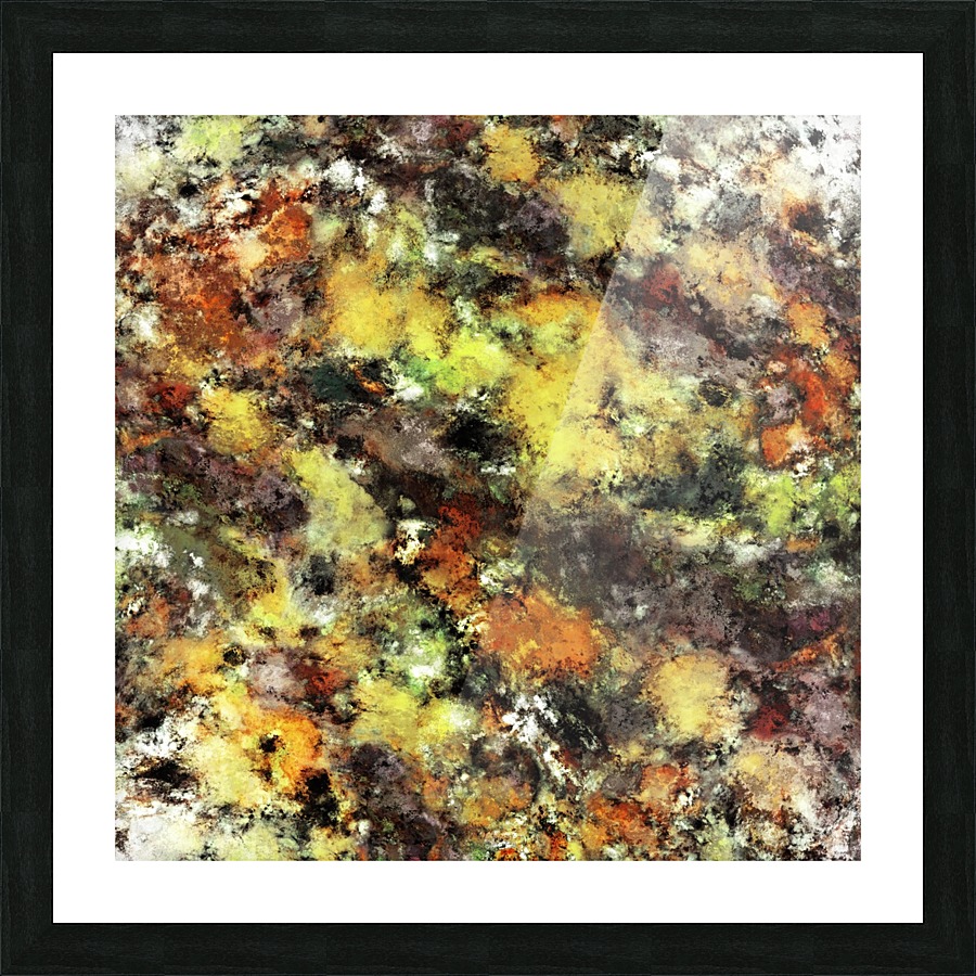 Leaning strata Picture Frame print