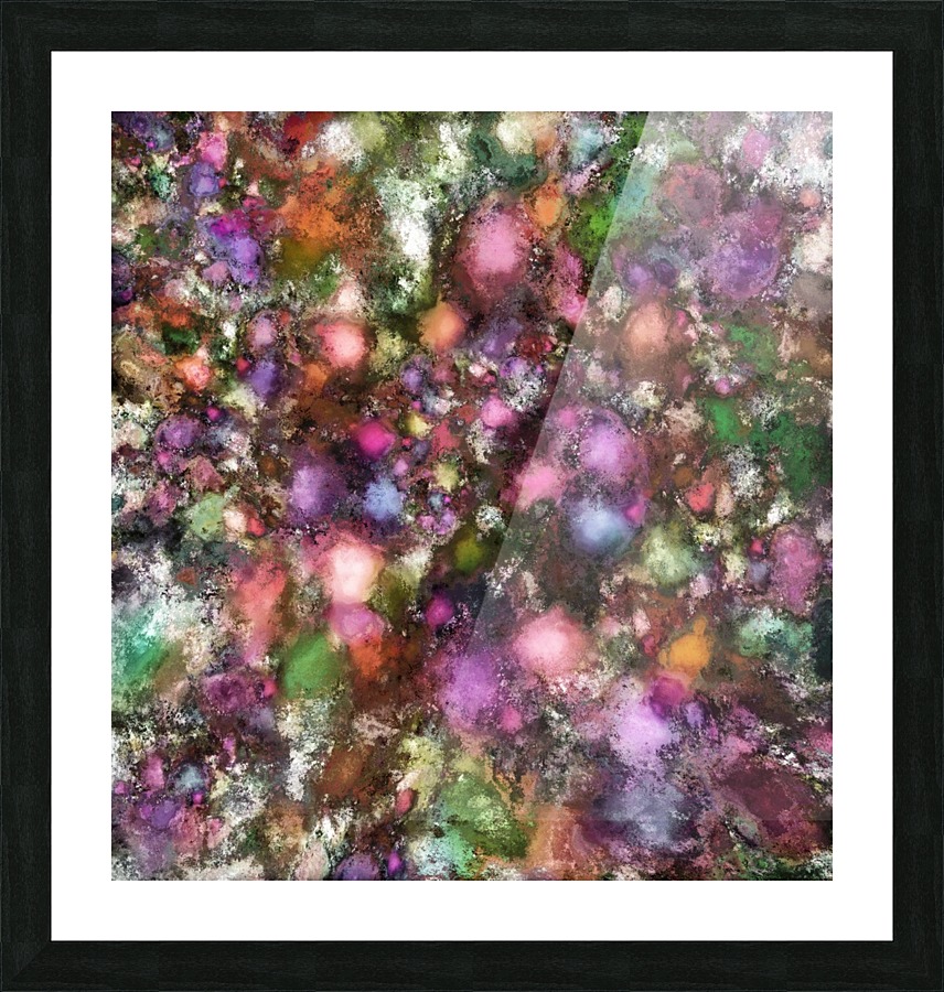 Night lights Picture Frame print