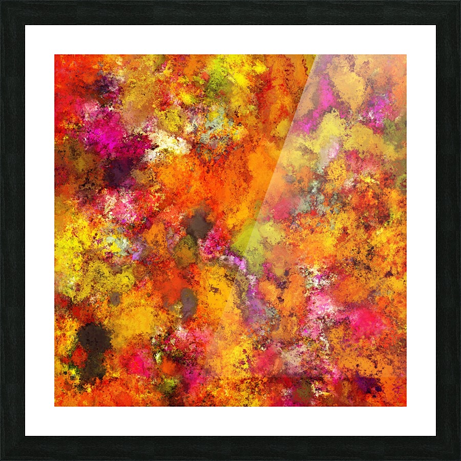 Orange pop Picture Frame print