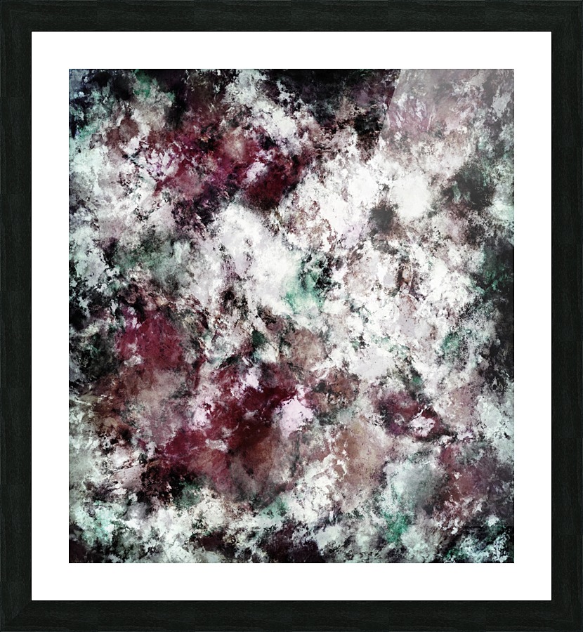 Snowcap Picture Frame print