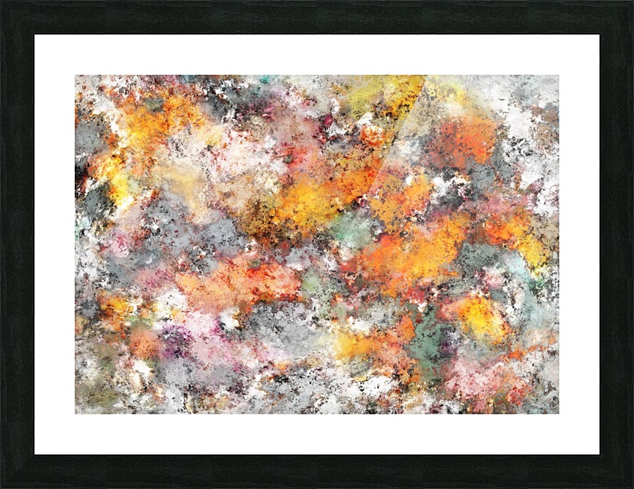 Stumbling through the storm Picture Frame print