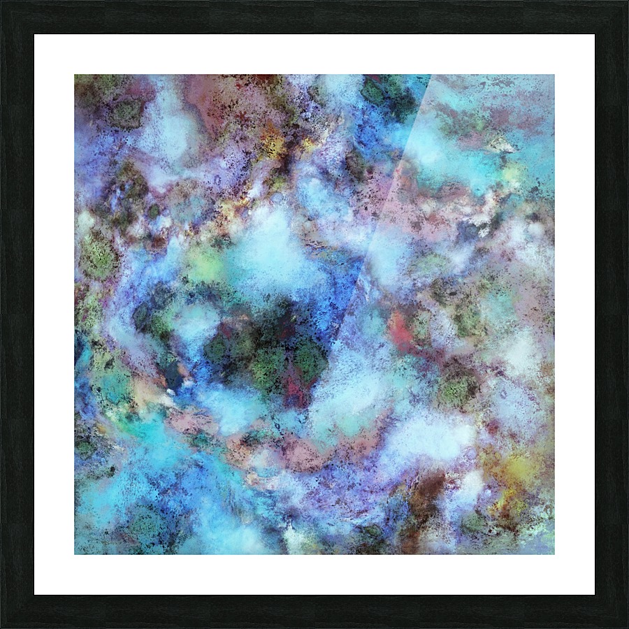 Tangled air Picture Frame print