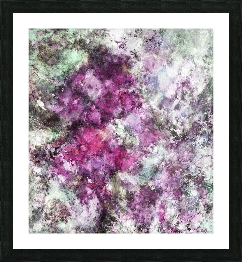 The quiet purple clouds Picture Frame print