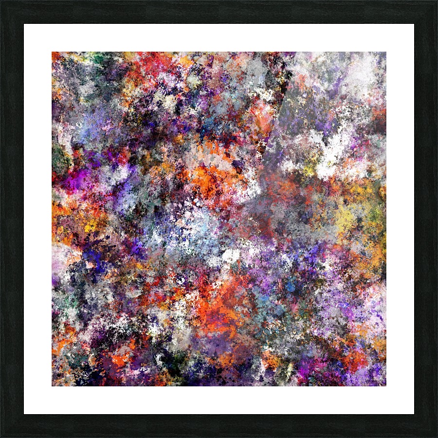 The warm cinders Picture Frame print