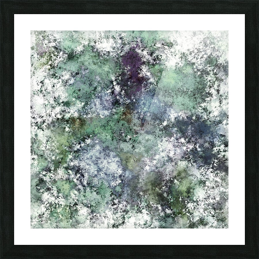 Walking through water Picture Frame print