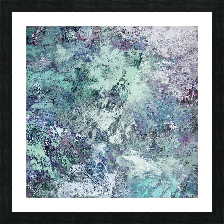 The storm gate Picture Frame print