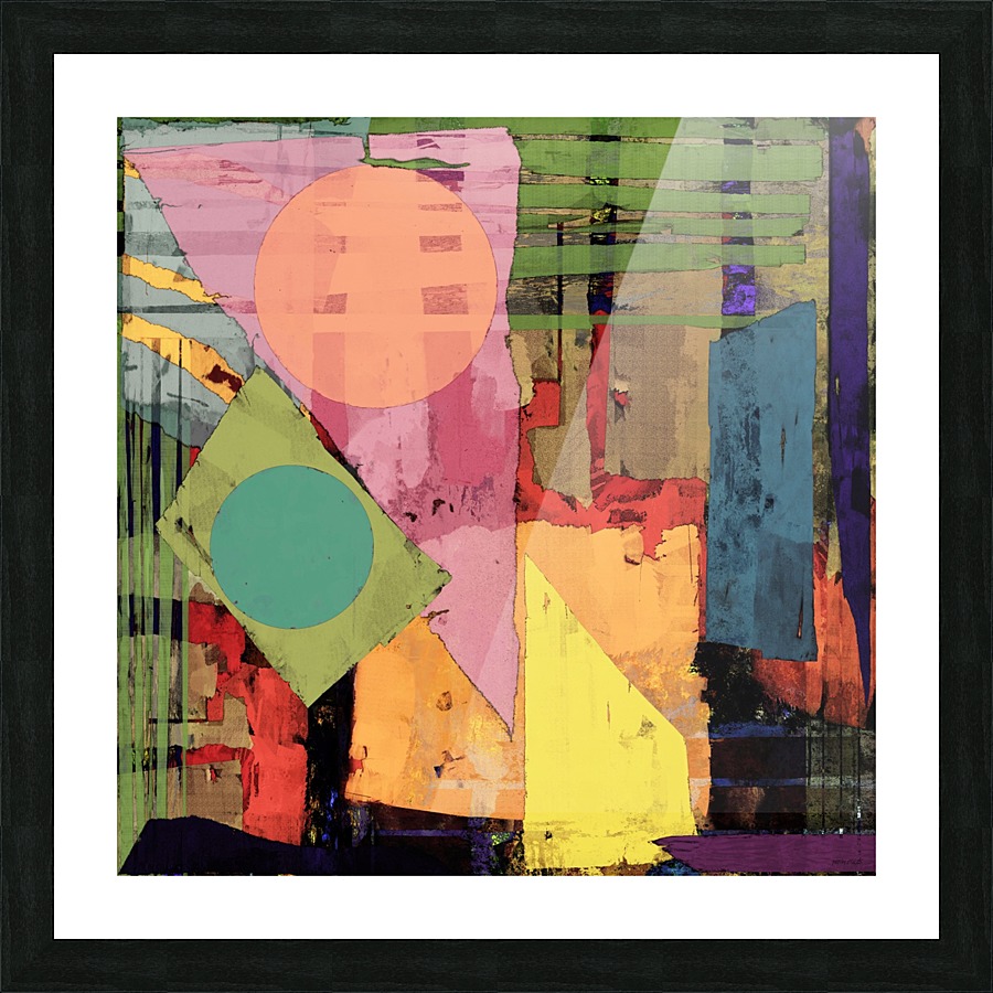 Over the rooftops Picture Frame print