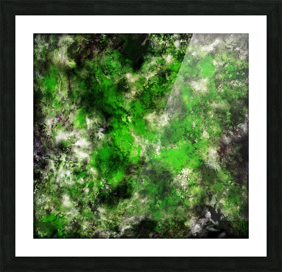 Green noise Picture Frame print