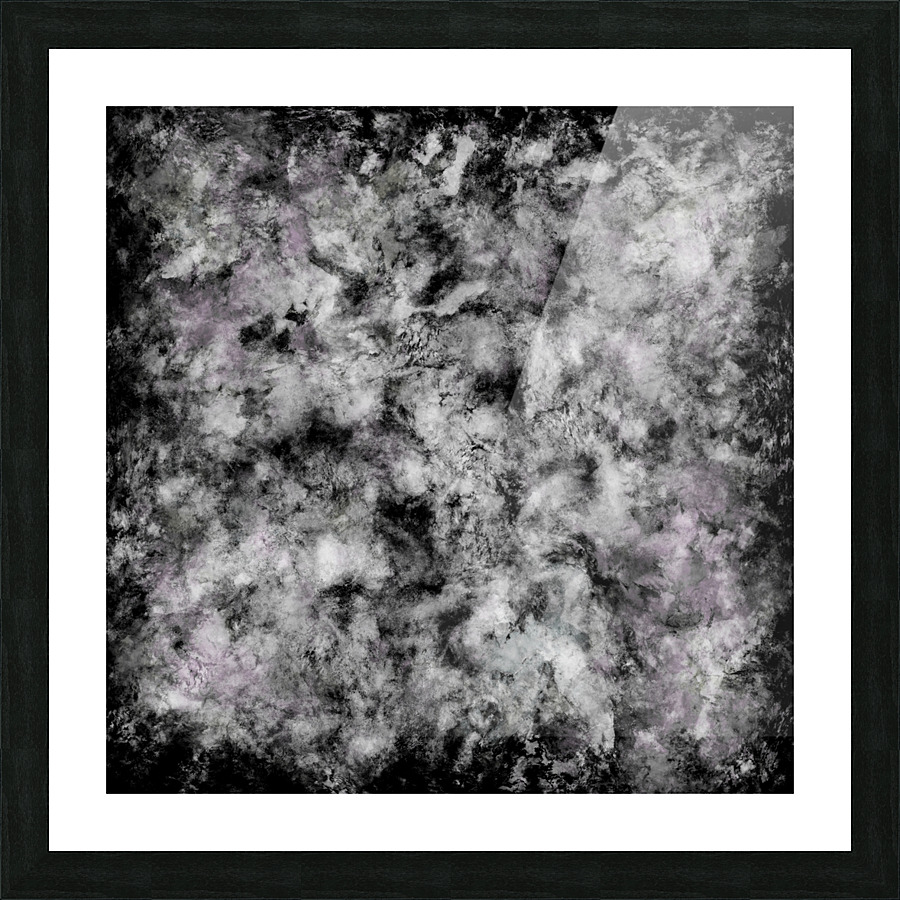 Stone grey angel Picture Frame print