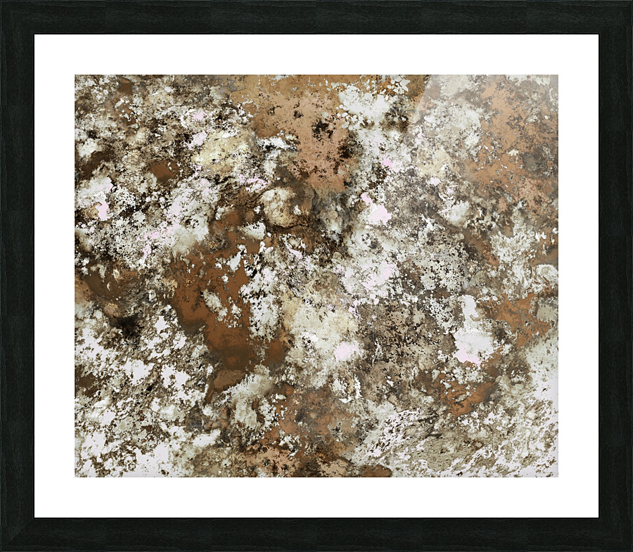 Frosted sand Picture Frame print
