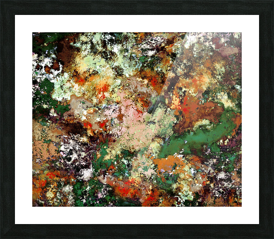 Shouting through the noise Picture Frame print