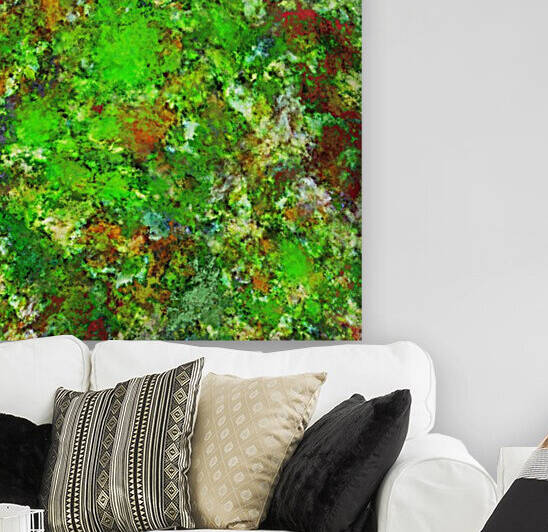Slippery green rocks Reproduction