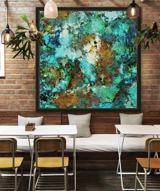 Turquoise terrain Reproduction