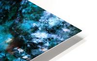Blue burst HD Metal print