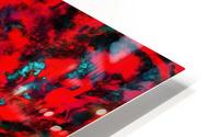 Fluttering red HD Metal print