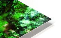 Green burst HD Metal print