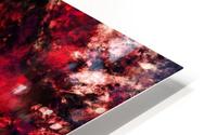 Red burst HD Metal print