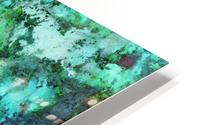 Turquoise terrain HD Metal print