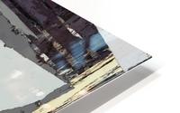 The grey barrier HD Metal print