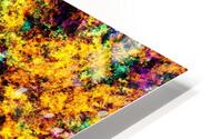 Hot yellow HD Metal print