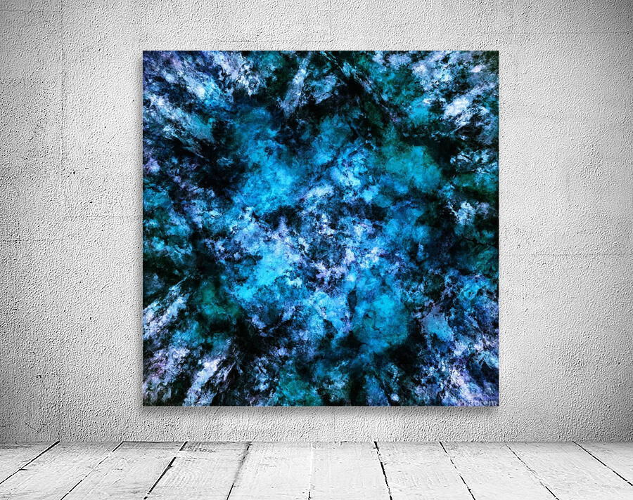 Blue burst Wall Preview
