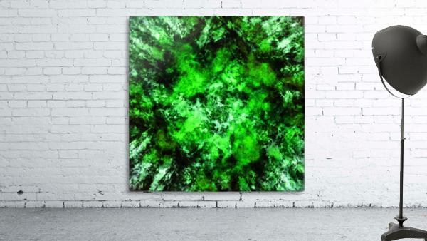 Green burst Wall Preview