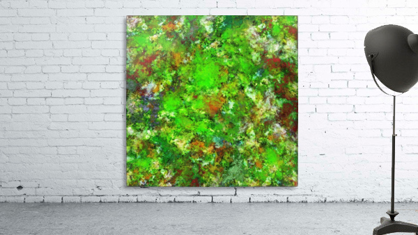 Slippery green rocks Wall Preview