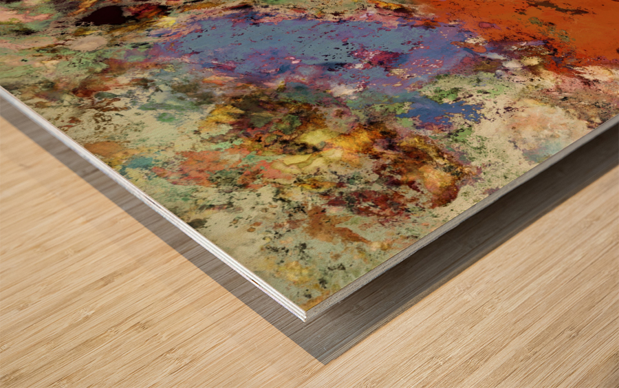 Elegantly eroded Wood print