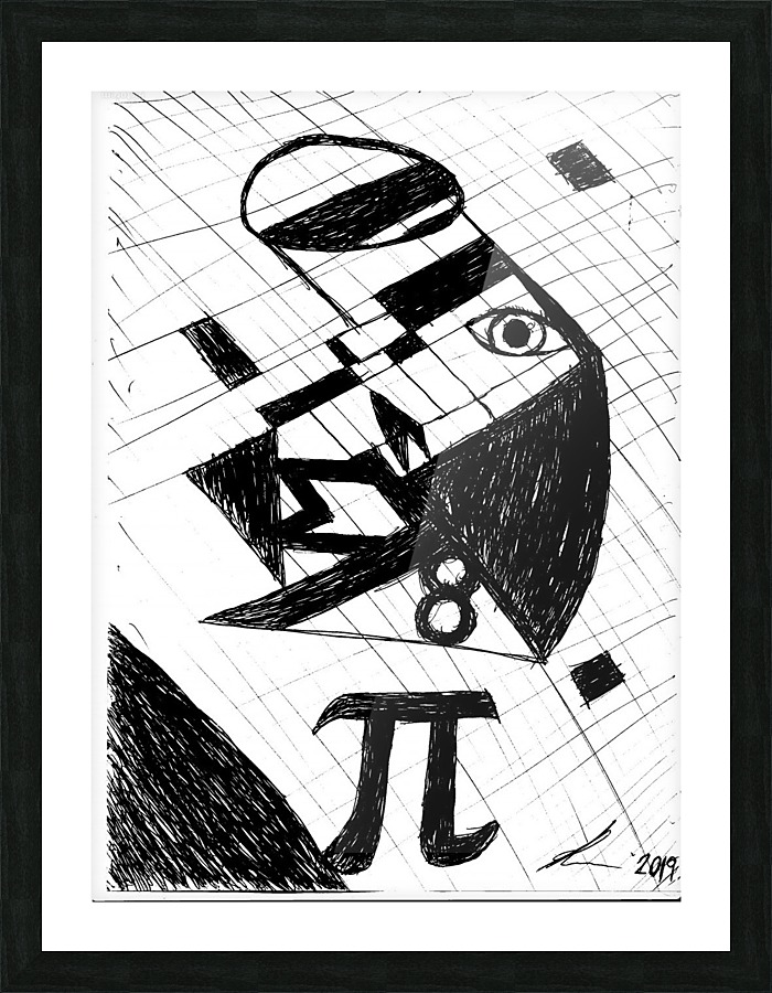 I Ate Some Pie Picture Frame print