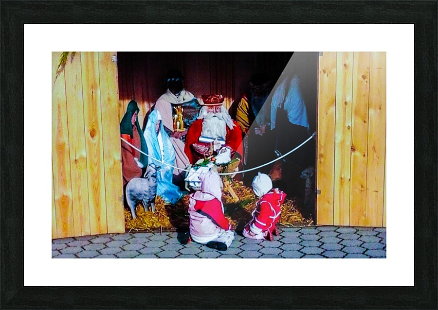 Hungarian Nativity Scene Picture Frame print