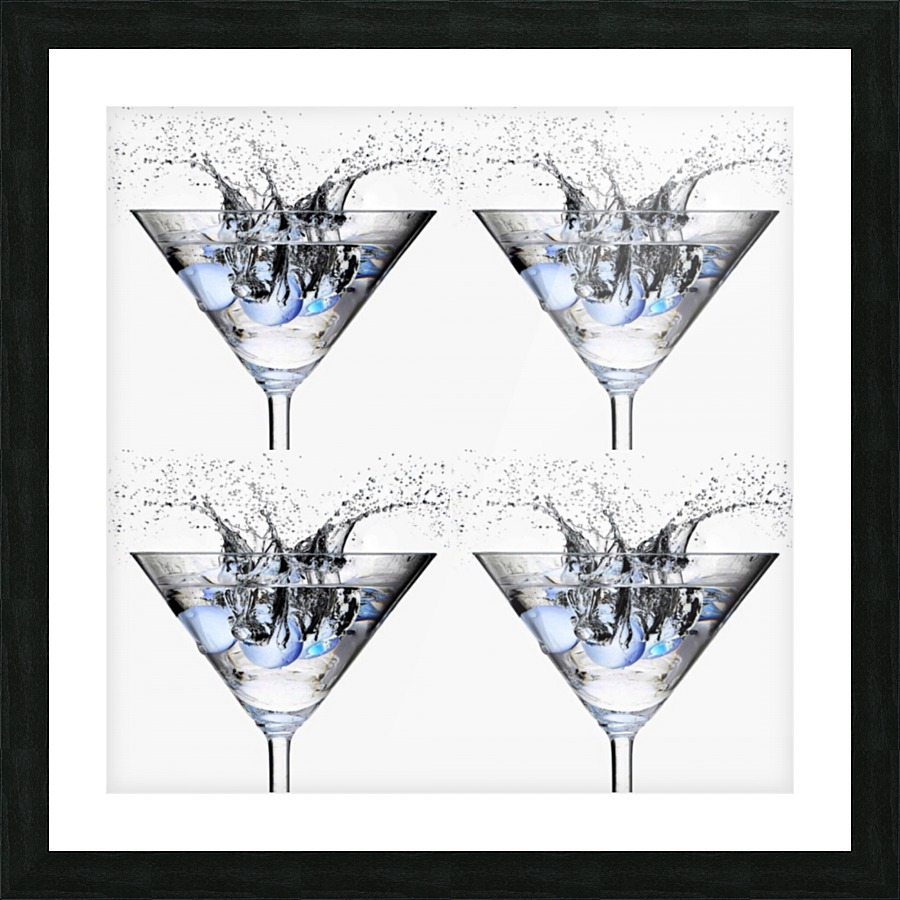 martini art Picture Frame print