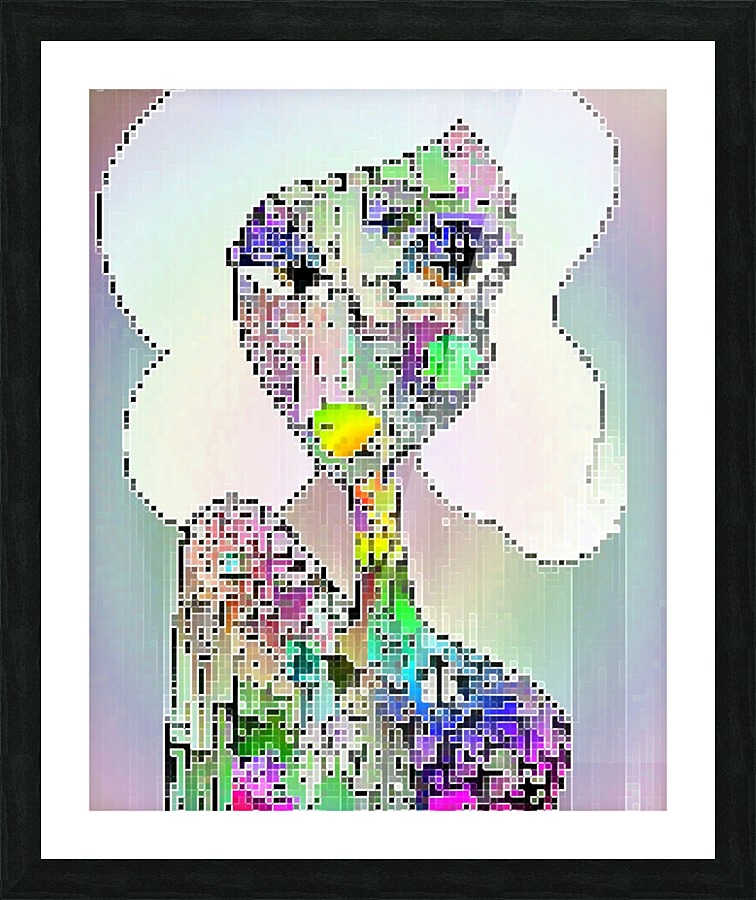 lil miss dominatrix Picture Frame print