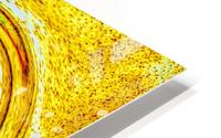 yellow swirl HD Metal print