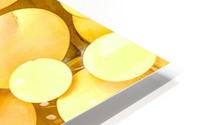 yellow circles HD Metal print