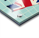 UK Flag Boots Acrylic print