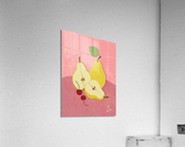 Pears on Pink Acrylic Print
