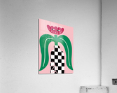 Checker Vase Acrylic Print