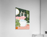 Pig Taking a Bath Acrylic Print