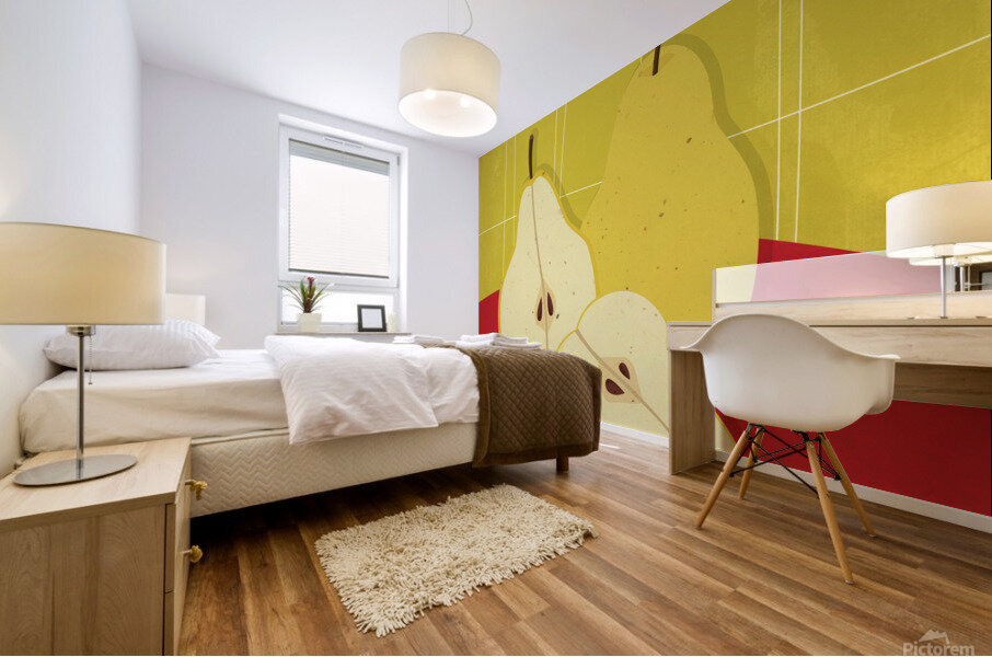 Pears Mural print